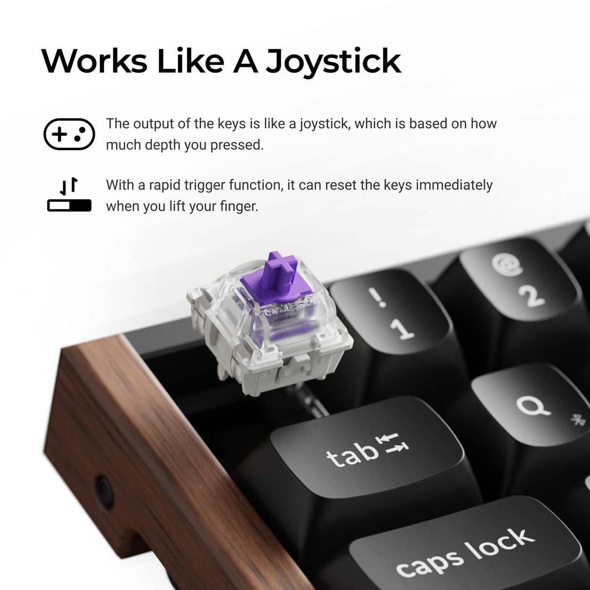 Keychron K6 HE Magnetic Switch Features