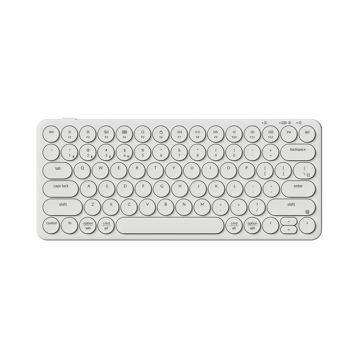 Keychron B3 Pro Ultra-slim Wireless Keyboard - Ivory White