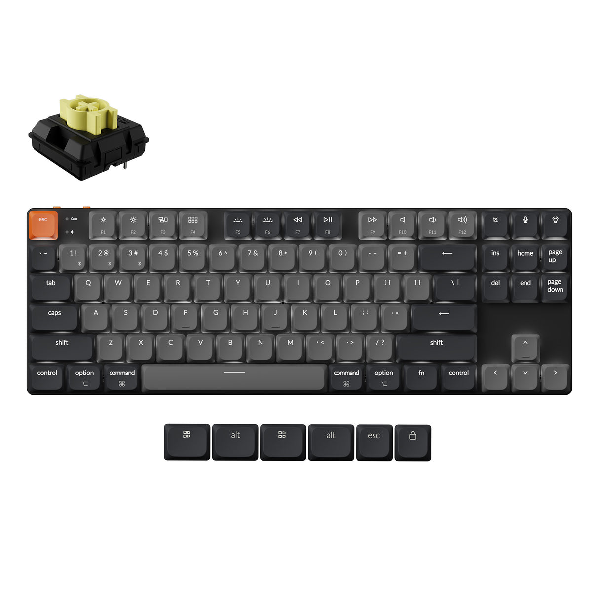 Keychron K1 QMK Wireless Mechanical Keyboard (Version 6)