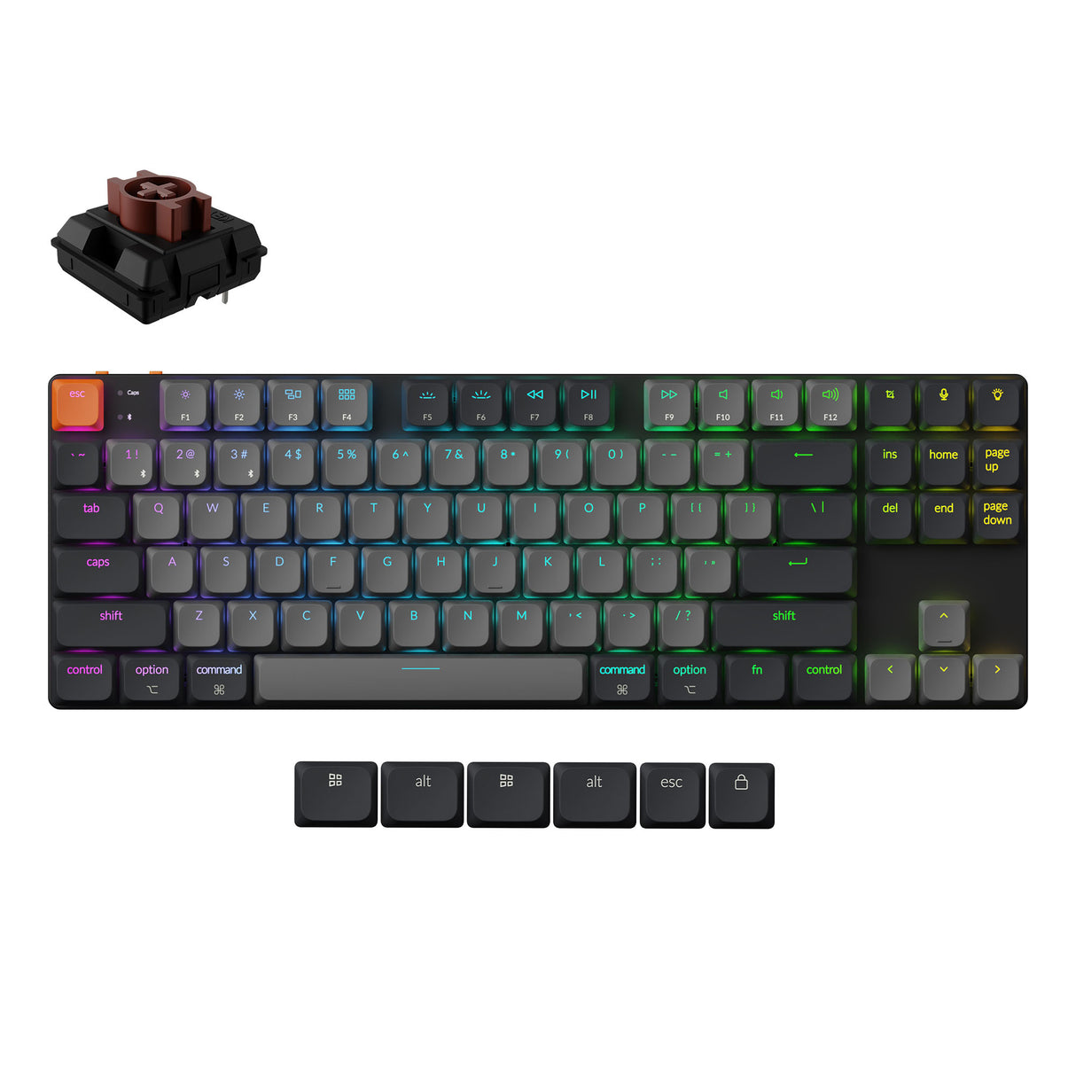 Keychron K1 QMK Wireless Mechanical Keyboard (Version 6)