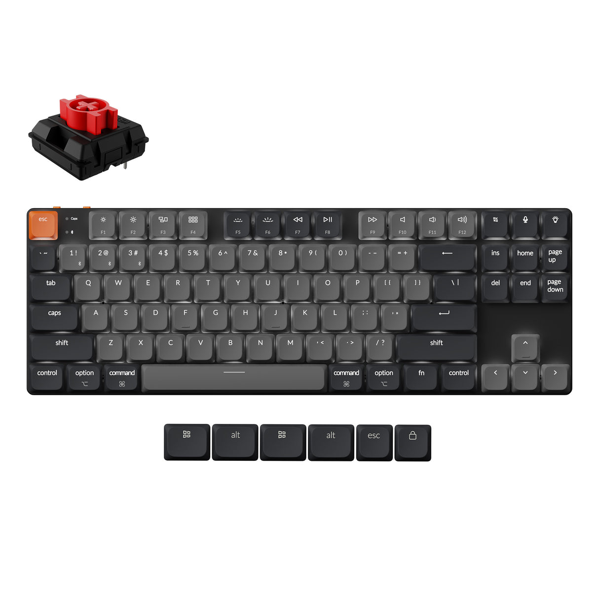 Keychron K1 QMK Wireless Mechanical Keyboard (Version 6)