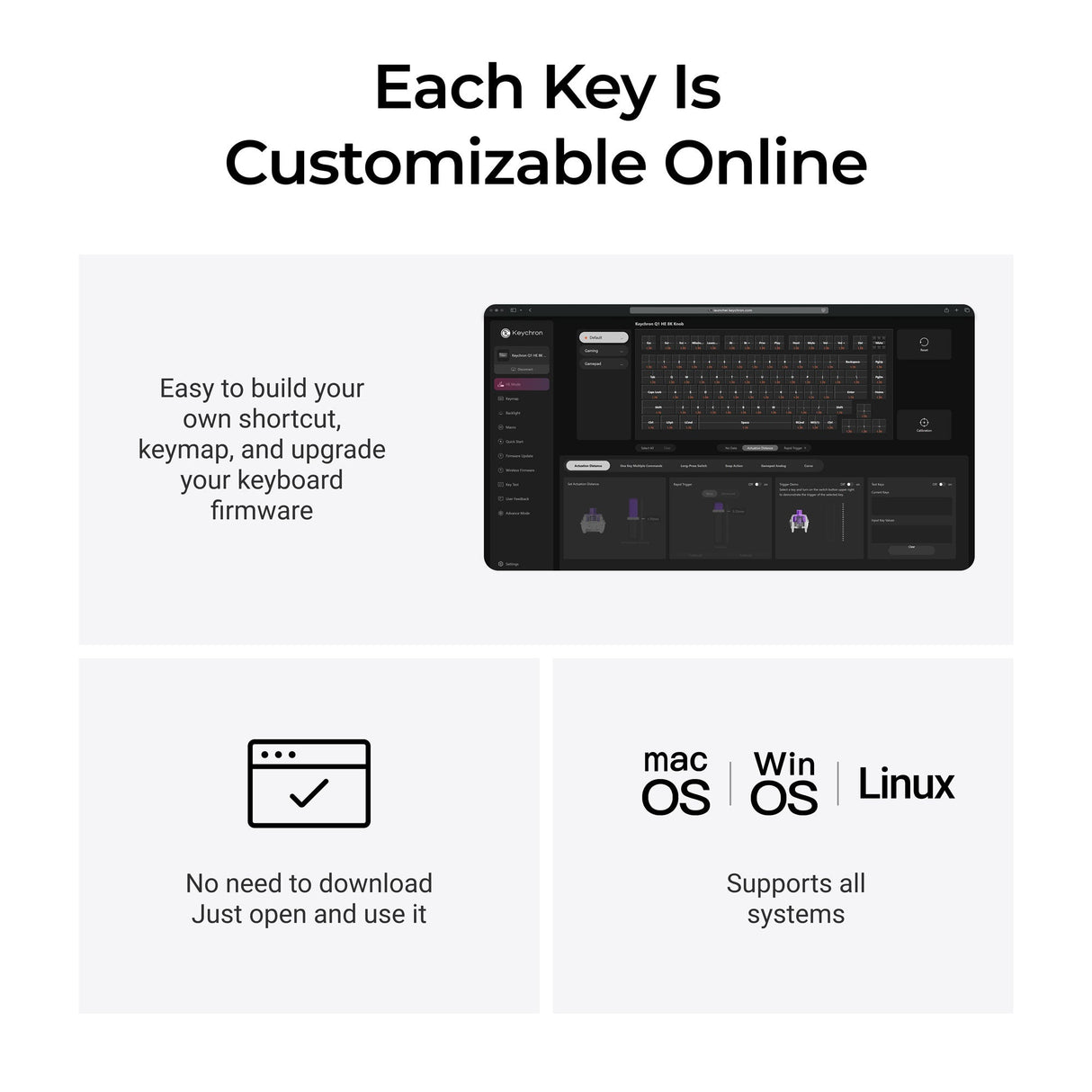 Keychron Q1 HE 8K Launcher Customization