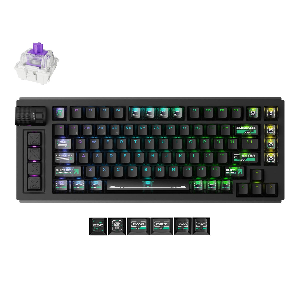 Lemokey L1 HE Wireless Magnetic Switch Keyboard Black
