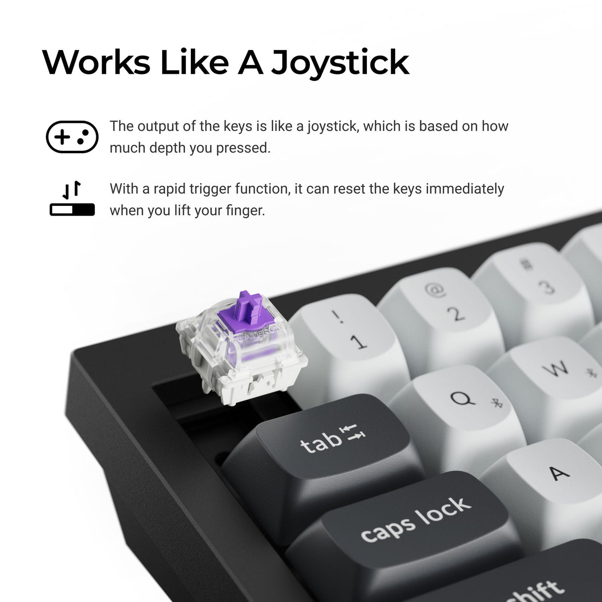 Keychron Q2 HE Magnetic Switch Features