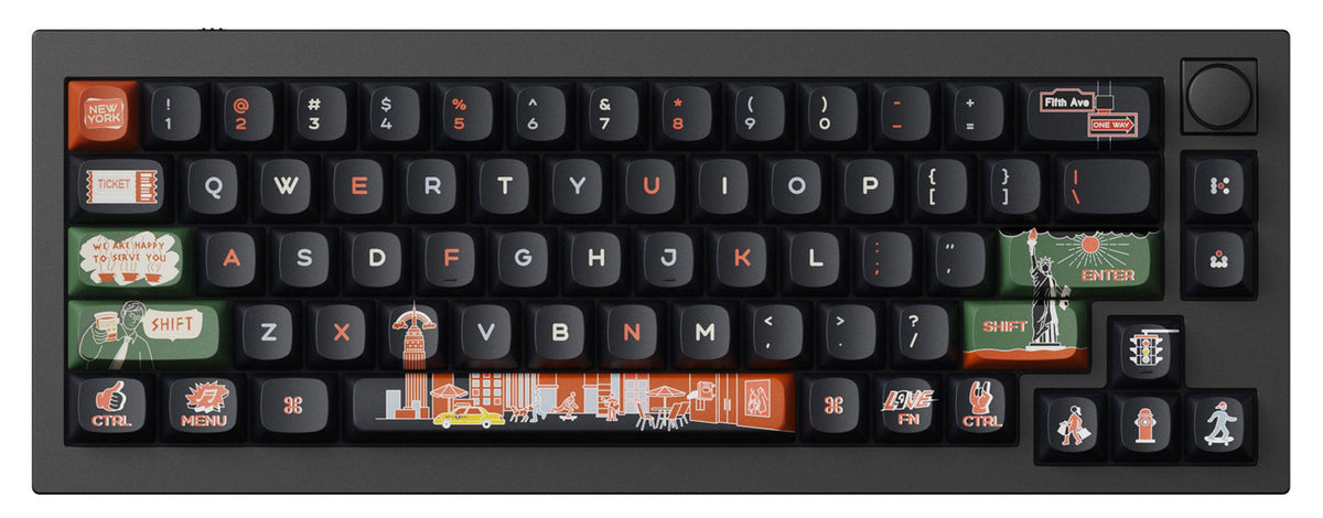 OSA Dye-Sub PBT Keycap Set - New York