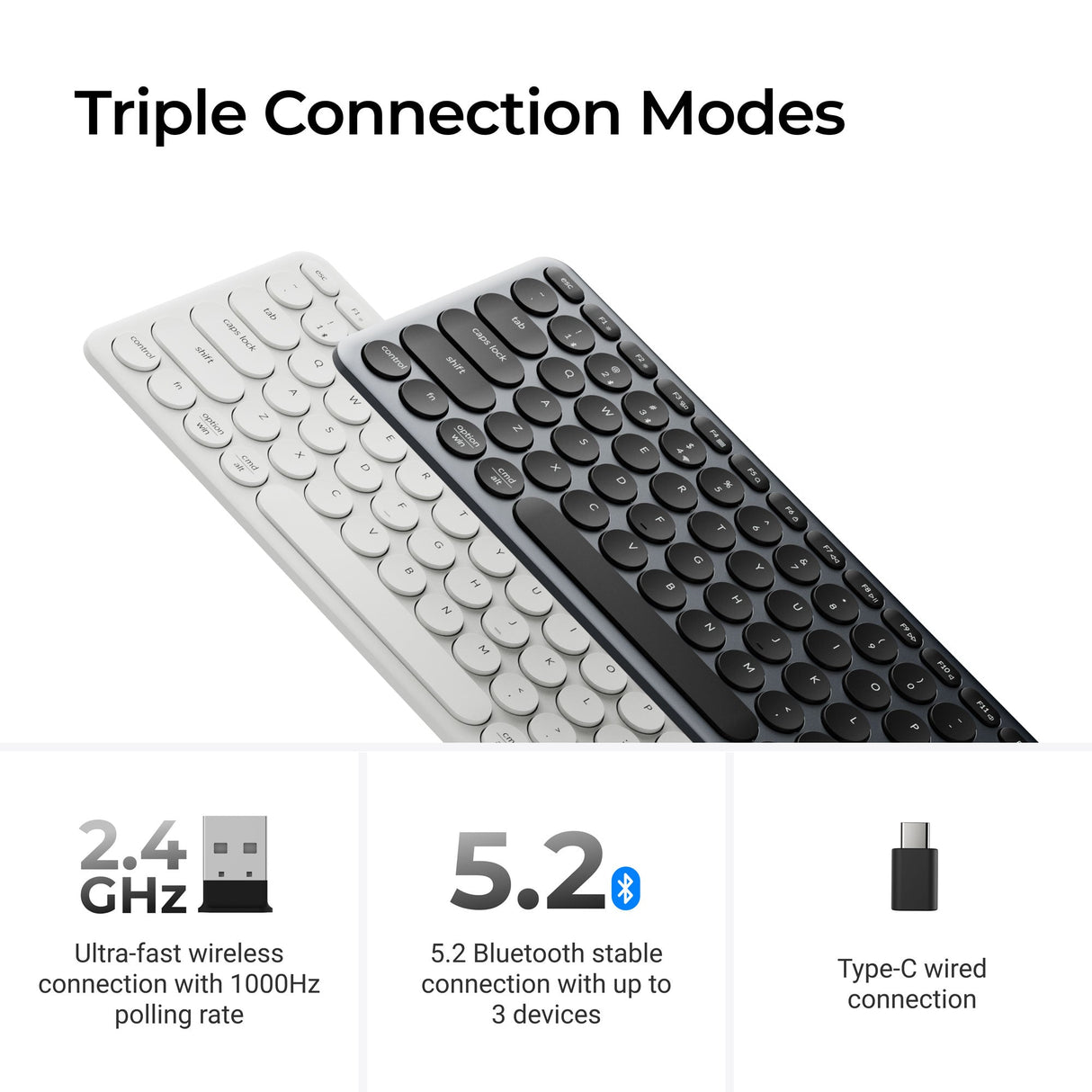 Keychron B4 Pro Triple Connection Modes