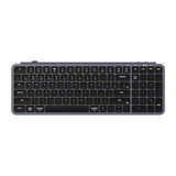 Keychron B2 Pro Ultra Slim Wireless Keyboard 96 Percent Layout for Mac Windows and Android Spae Gray