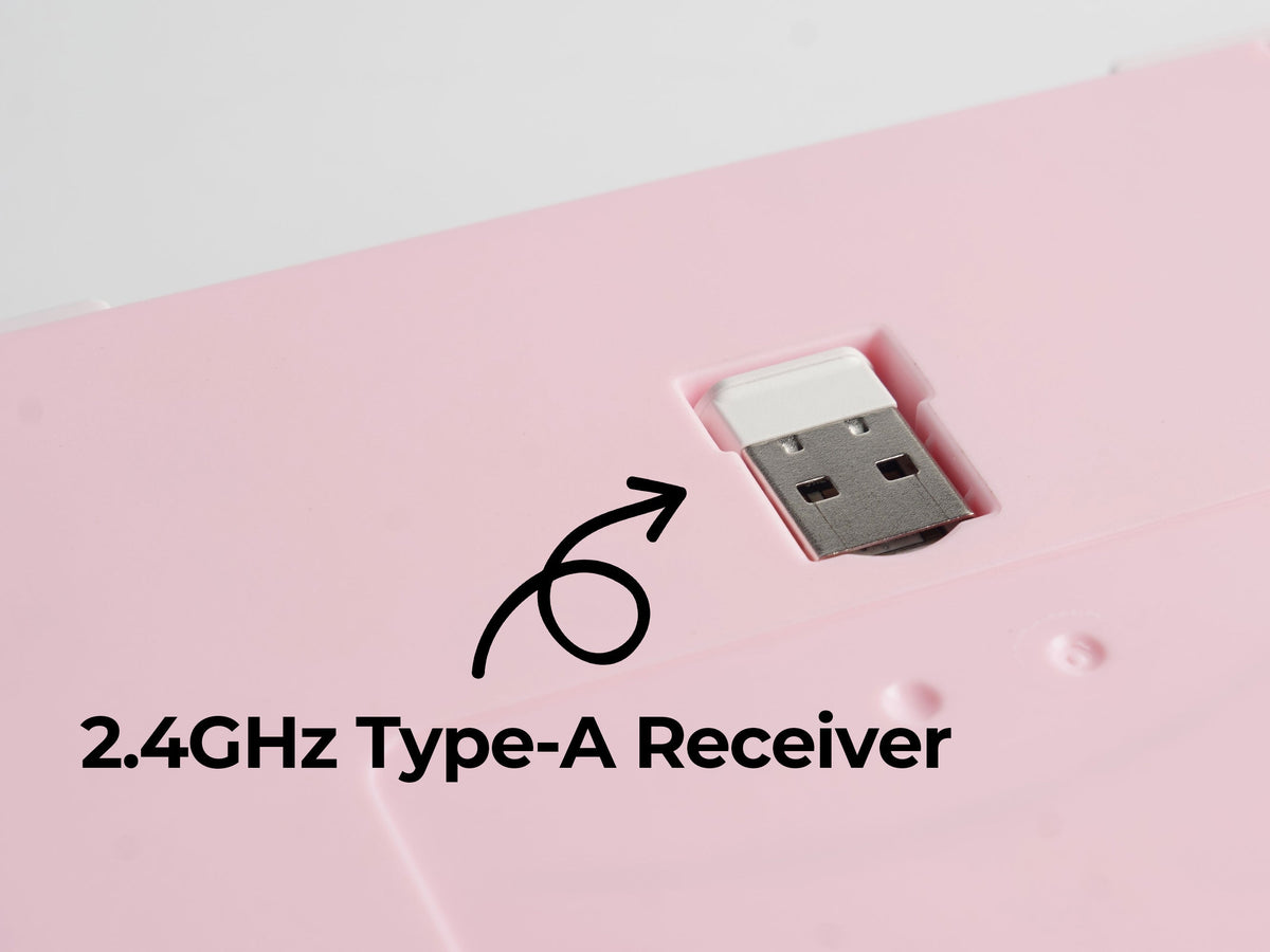 Keychron J3 SE QMK Wireless Mechanical Keyboard Plug-and-Play Receiver