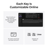 Keychron K10 Ultra 8K Wireless Custom Mechanical Keyboard customizable features online for macOS, Windows, and Linux.