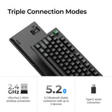 Keychron K10 Ultra 8K Wireless Custom Mechanical Keyboard Triple Connection