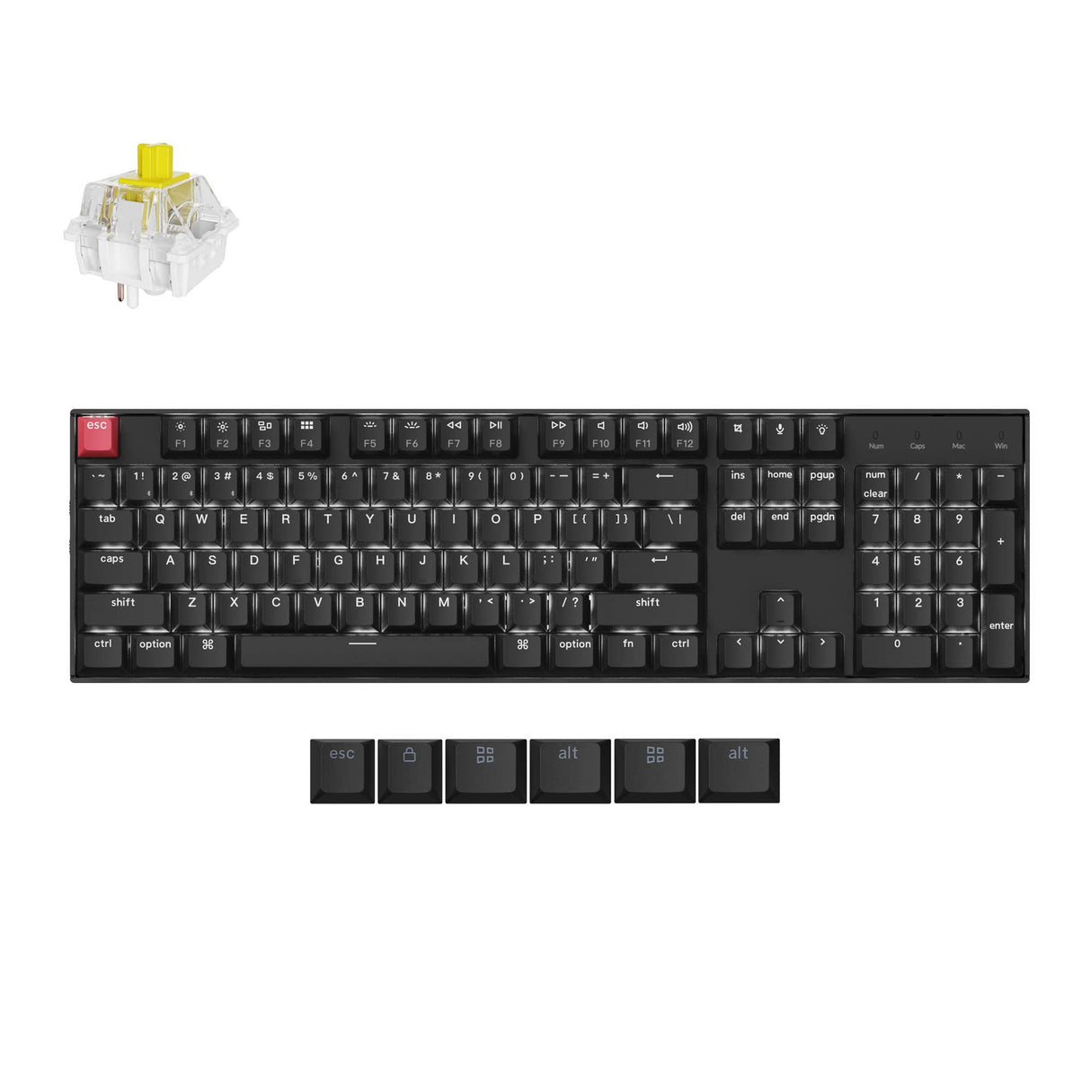 Keychron-K10-Version-2-Wireless-Mechanical-Keyboard-Keychron-Super-Banana-Switch