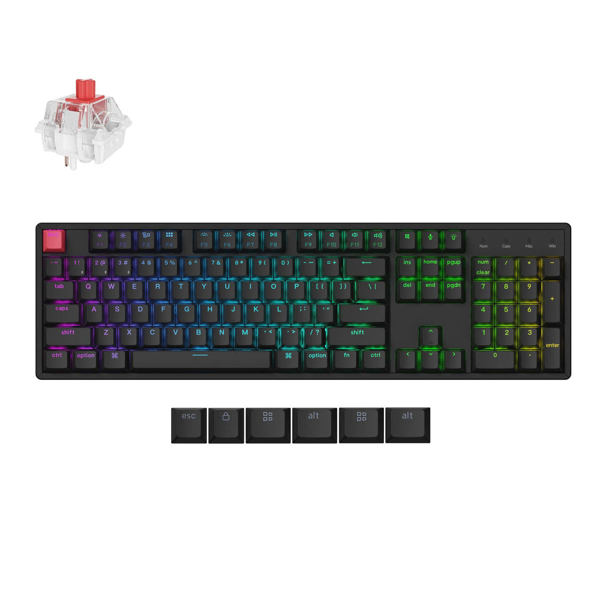 Keychron-K10-Version-2-Wireless-Mechanical-Keyboard-Keychron-Super-Red-Switch