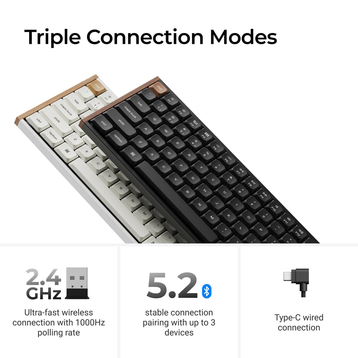 Keychron K3 HE Triple Connecion Modes