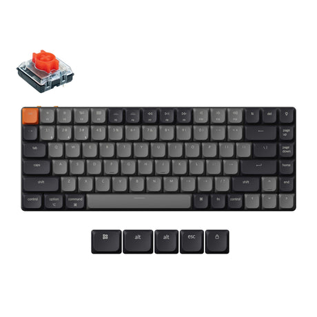 Keychron K3 Version 3 Ultra Slim Wireless Mechanical Keyboard Low Profile Red Switch