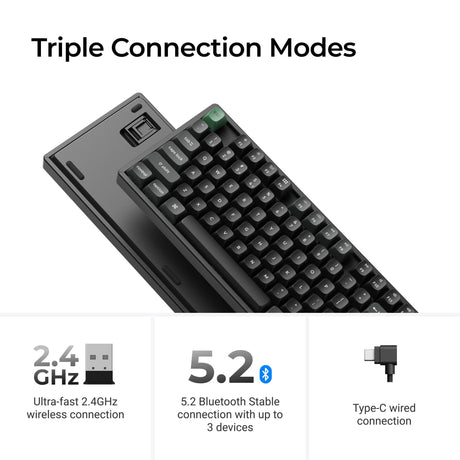 Keychron K8 Ultra 8K Wireless Custom Mechanical Keyboard