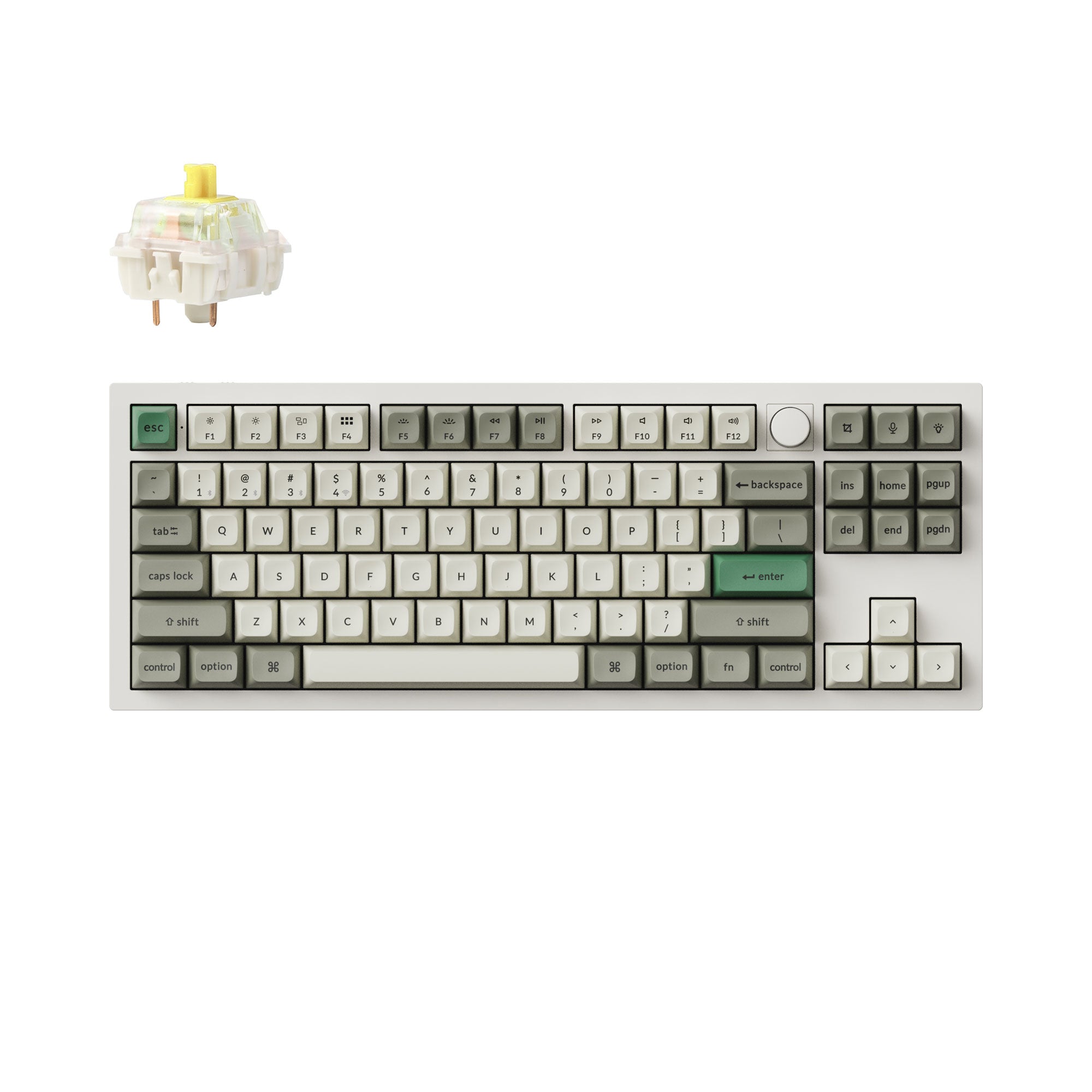 キーボード Keychron Q3 HE Shell White Keychron Q3 HE QMK Wireless Custom Keyboard – Keychron Poland
