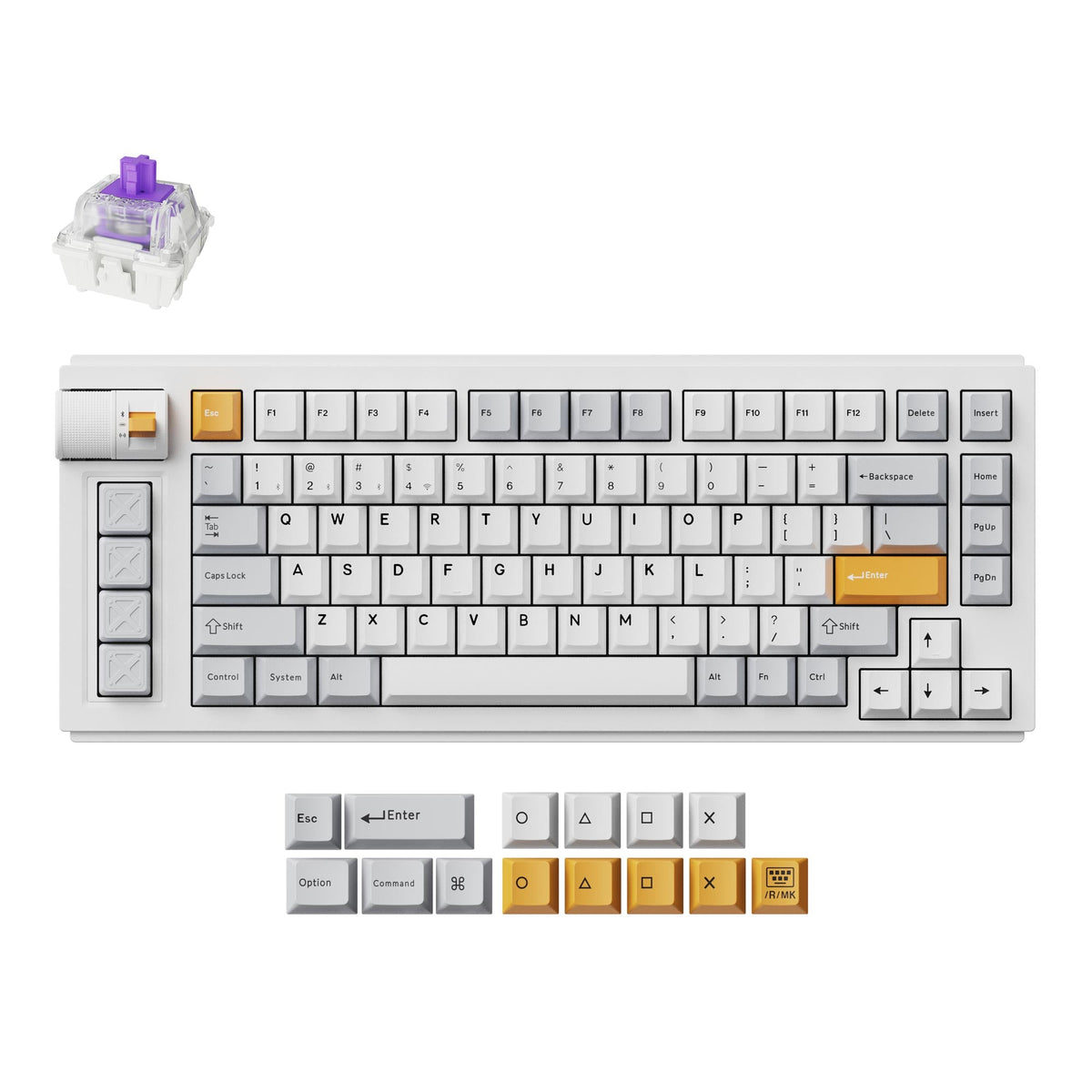 Lemokey L1 HE Wireless Magnetic Switch Keyboard White