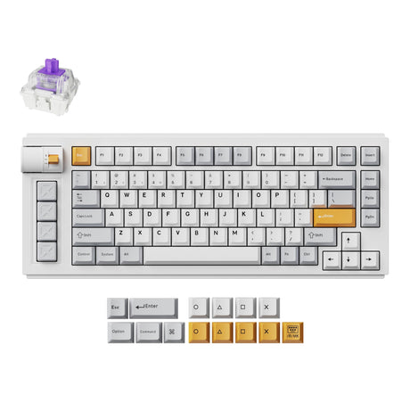 Lemokey L1 HE Wireless Magnetic Switch Keyboard White