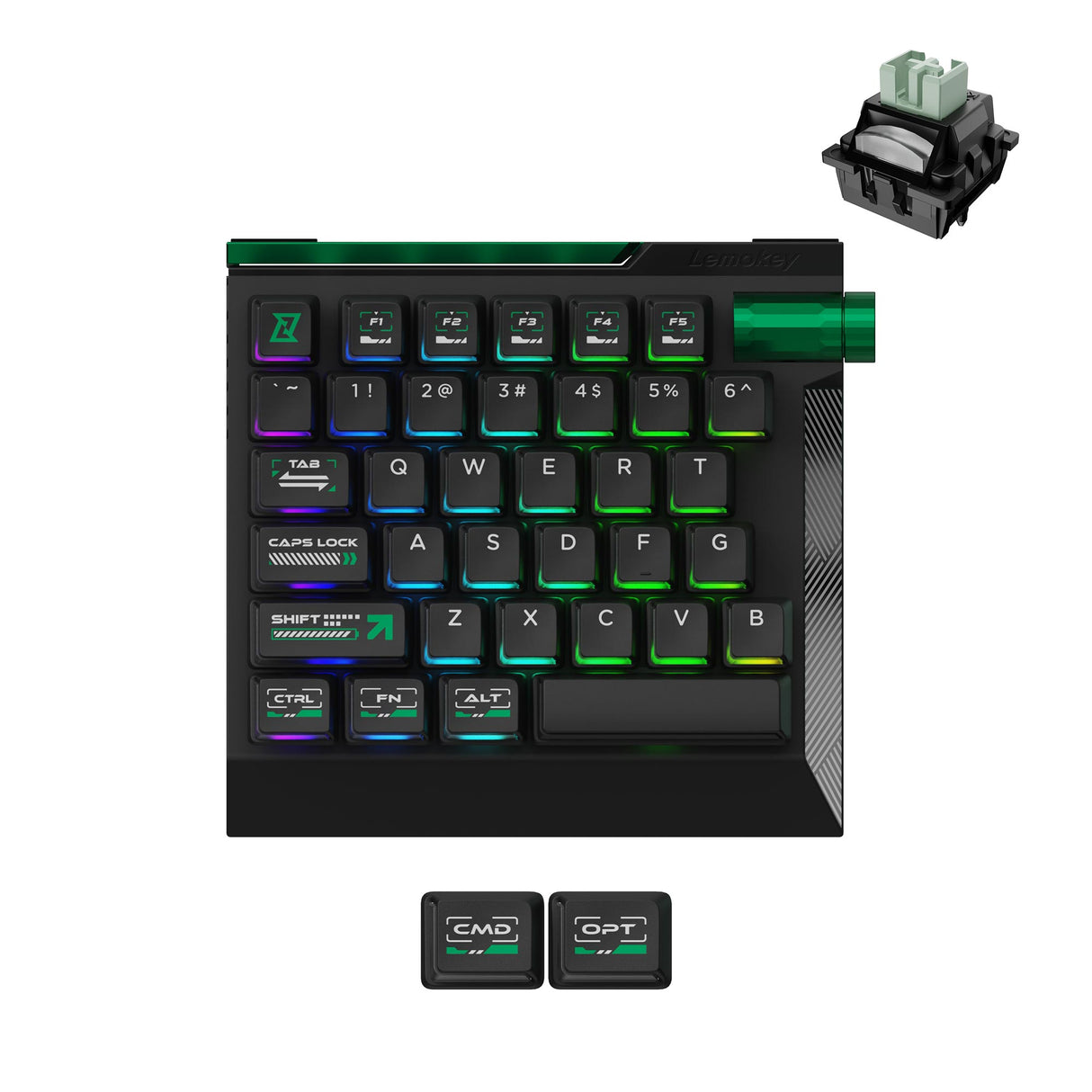 Lemokey - L0 HE One Handed Magnetic Switch Gaming Keyboard