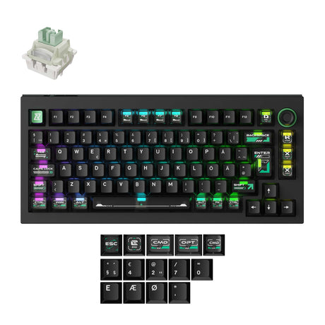 Lemokey L5 HE 8K Custom Gaming Keyboard Cyber ISO-Nordic layout