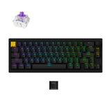 Lemokey P2 HE Wireless Custom Gaming Keyboard Black Aluminum Frame Gateron Double-Rail Magnetic Nebula Switch Shine-Through Double-Shot PBT Keycaps Version