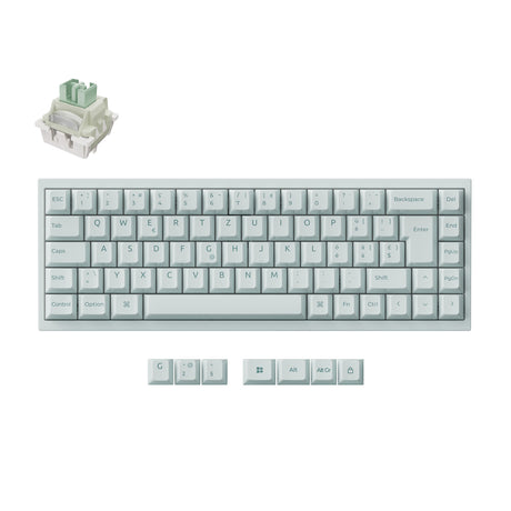 Q16-HE-8K-Magnetic-Switch-Keyboard-Light-Green-SW