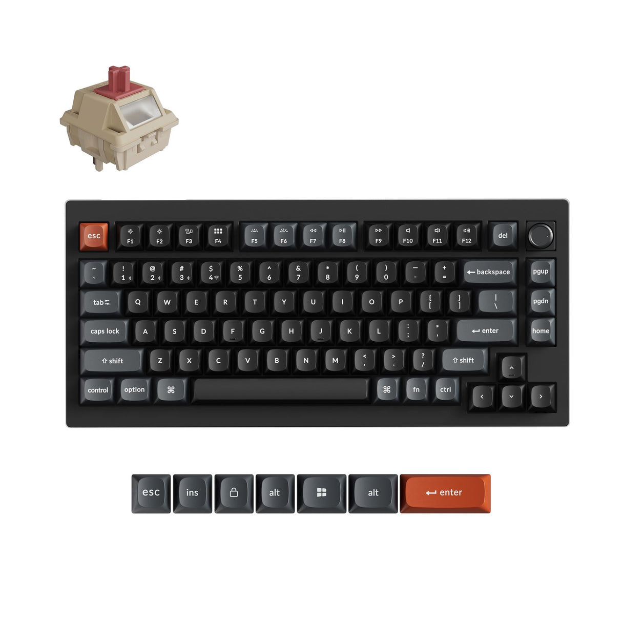 Keychron V1 Ultra 8K Wireless Custom Mechanical Keyboard