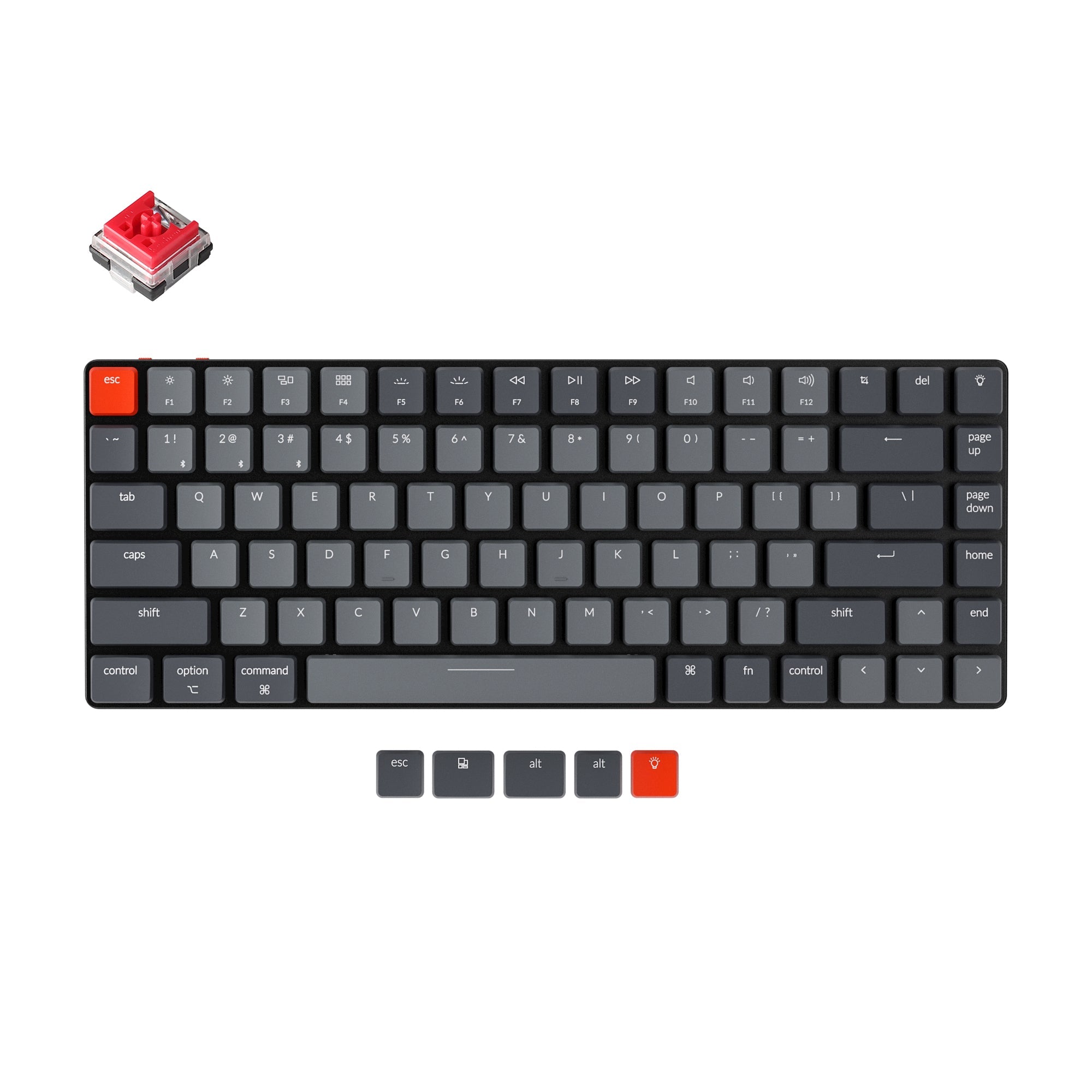キーボード Keychron K3 RGB Backlight RedSwitch K3B1 Keychron K3 RGB Backlight Red Switch K3B1 キーボード｜Yahoo