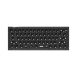Keychron V4 QMK VIA custom mechanical keyboard 60 percent layout frosted black for Mac Windows iOS RGB backlight hot swappable barebone